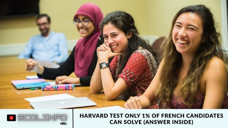 Harvard Test Only 1% of French Candidates Can Solve (Answer Inside) Harvard Test Only 1% of French Candidates Can Solve (Answer Inside)