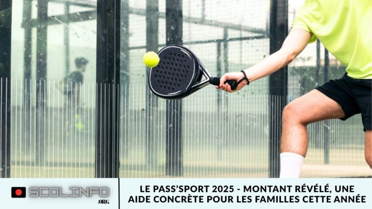 Le Pass’Sport 2025 - Montant Révélé, Une Aide Concrète pour les Familles Cette Année
