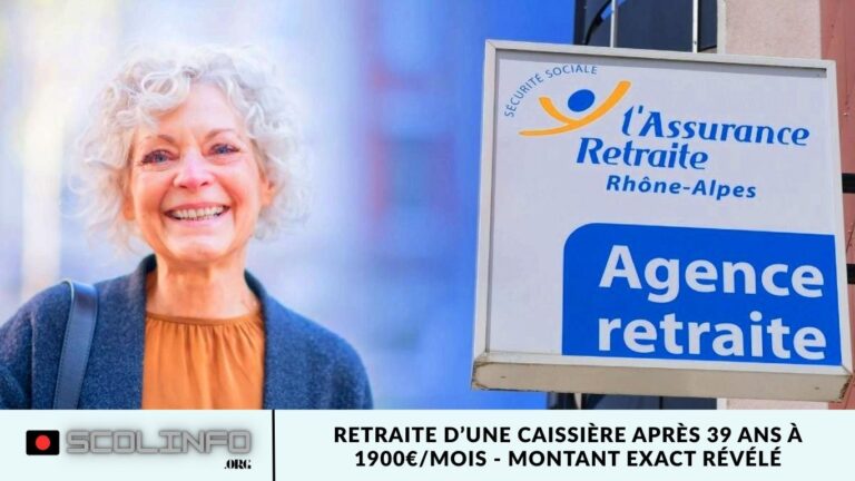 Retraite d’une Caissière Après 39 Ans à 1900€/mois - Montant Exact Révélé