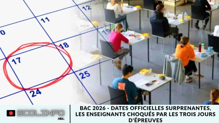 BAC 2026 - Dates officielles surprenantes, les enseignants choqués par les trois jours d’épreuves