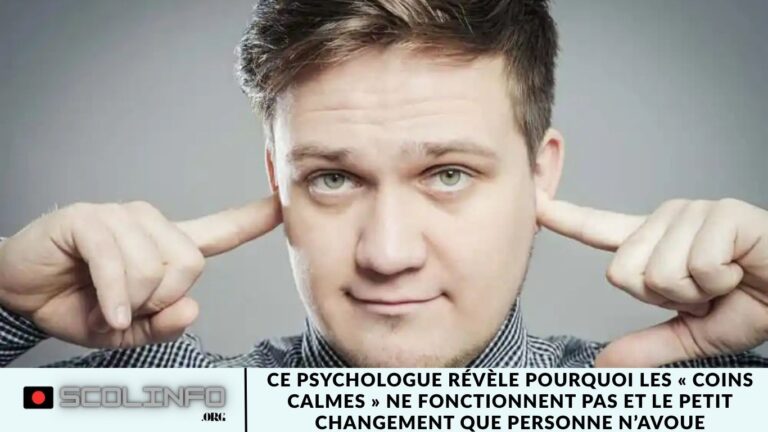 Ce psychologue révèle pourquoi les « coins calmes » ne fonctionnent pas et le petit changement que personne n’avoue