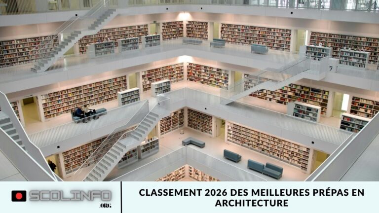 Classement 2026 des meilleures prépas en architecture