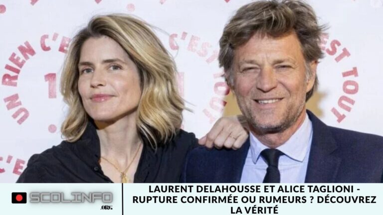 Laurent Delahousse et Alice Taglioni - Rupture Confirmée ou Rumeurs ? Découvrez la Vérité