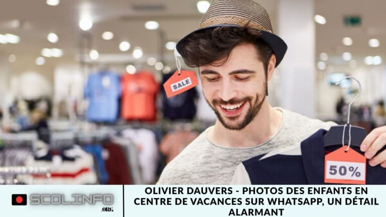 Olivier Dauvers - Photos des enfants en centre de vacances sur WhatsApp, un détail alarmant