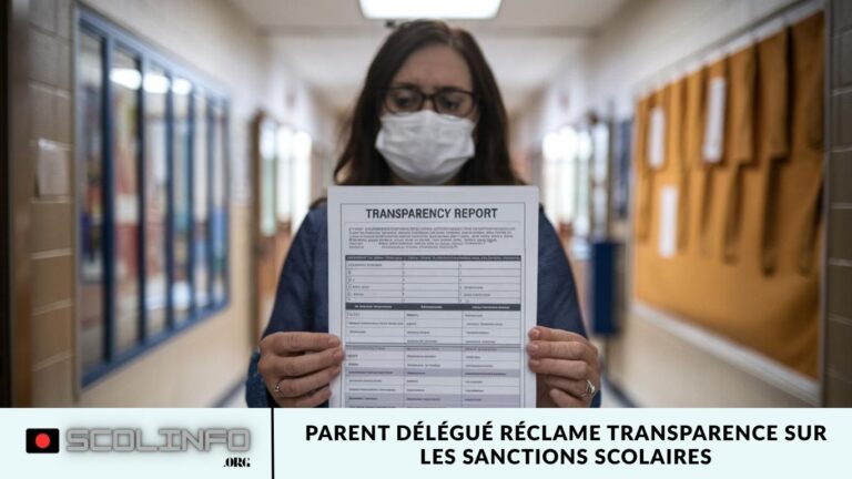 Parent délégué réclame transparence sur les sanctions scolaires