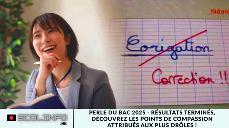 Perle du BAC 2025 – Résultats terminés, découvrez les points de compassion attribués aux plus drôles ! Perle du BAC 2025 - Résultats terminés, découvrez les points de compassion attribués aux plus drôles !