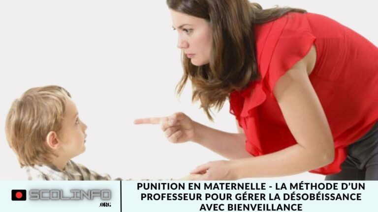 Punition en maternelle – la méthode d’un professeur pour gérer la désobéissance avec bienveillance Punition en maternelle - la méthode d’un professeur pour gérer la désobéissance avec bienveillance