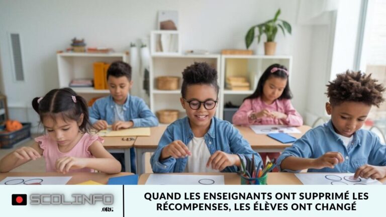 Quand les enseignants ont supprimé les récompenses, les élèves ont changé