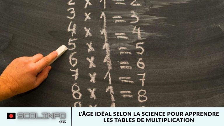 L’âge idéal selon la science pour apprendre les tables de multiplication L’âge idéal selon la science pour apprendre les tables de multiplication