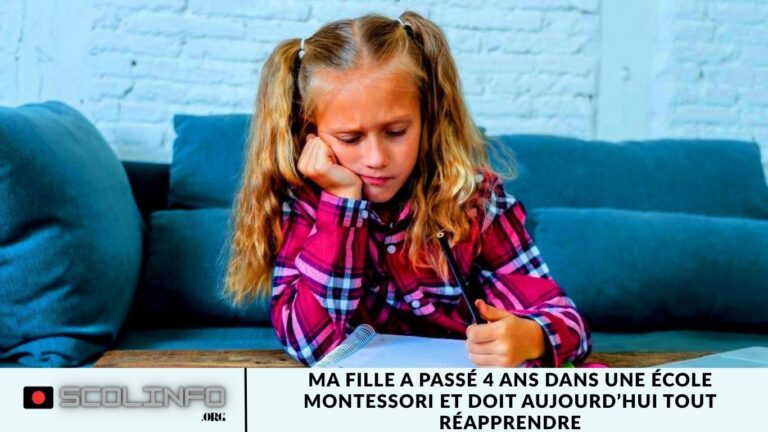 Ma fille a passé 4 ans dans une école Montessori et doit aujourd’hui tout réapprendre Ma fille a passé 4 ans dans une école Montessori et doit aujourd’hui tout réapprendre